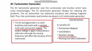 ac Tachogenerator [upl. by Laws]