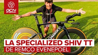 La Specialized Shiv TT de Remco Evenepoel [upl. by Belle360]