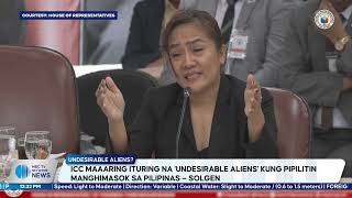 ICC maaaring ituring na undesirable aliens kung pipilitin manghimasok sa Pilipinas — SolGen [upl. by Vandervelde]