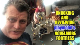 Unboxing amp Reviewing the Playmobil Knights Novelmore Fortress Castle [upl. by Atok]