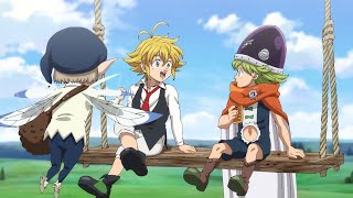 MELIODAS LEVA PERCIVAL PARA CONHECER LIONES Pt2 Four Knights of Apocalypse ep 17 [upl. by Michaelina]