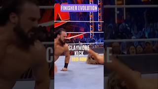 Every FINISHER of Drew McIntyre  shorts wwe [upl. by Ellehsem]