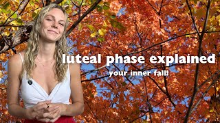 LUTEAL PHASE  what to eat how to exercise superpowers fertility PMS [upl. by Ahsinyar924]