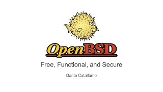 An Introduction to OpenBSD [upl. by Alyk]