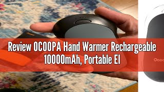 Review OCOOPA Hand Warmer Rechargeable 10000mAh Portable Electric WarmerUSB Battery OperatedUp to [upl. by Doy]