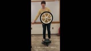 Angular Momentum Demonstrations [upl. by Nonohcle]