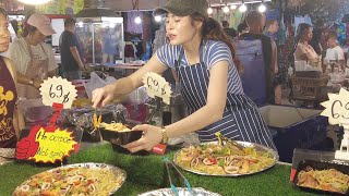 Pattaya ThailandNight Market Tai Food in JomtienMarch 2024 [upl. by Ettennaj]