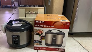 Tiger Rice Cooker 3 Scoop Review [upl. by Fayth]