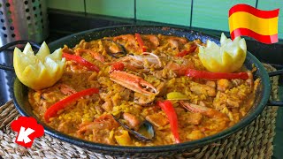 ᴸᴬ Paella Valenciana Mixta  AUTENTICA RECETA Paso a Paso [upl. by Ojytteb899]