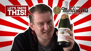 Sparkling Apple Cider  Let’s Taste This  S Martinelli amp Company [upl. by Gerge]