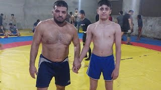 Muhammad Umar Pehlwan Rustam Pak O Hind Wrestling Training With Son Hafiz Muhammad Abubakar Butt [upl. by Anela184]