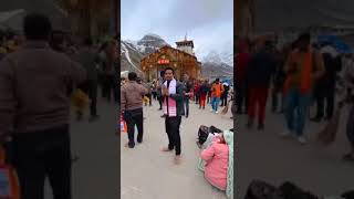 Kedarnath Mandir In Uttarakhand kedarnath shankar viralvideos viralshort trendingshorts [upl. by Iliram]