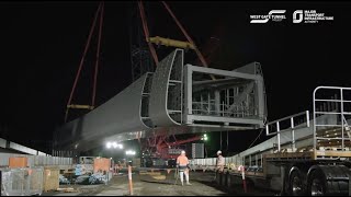 Pedestrian Bridge Installations on West Gate Freeway Full Version [upl. by Stevana4]