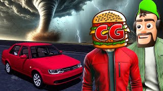 OB amp I Went Tornado Chasing in This NEW GAME OUTBRK Multiplayer [upl. by Eremihc]