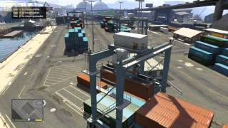 Grand Theft Auto 5Walkthrough Part 24Mission23Scouting The Port [upl. by Hamilah]