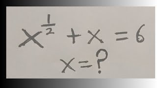 Olympiad mathematics question Solve for x [upl. by Hendrick]