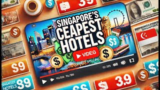 Top 10 Cheapest Hotels in Singapore for Budget Travelers 2024 – Affordable amp Comfortable Stays [upl. by Julianne]