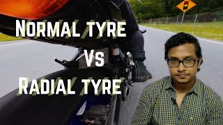 Radial tyre vs Bias tyre  Differences and Applications  Hindi [upl. by Aicram869]