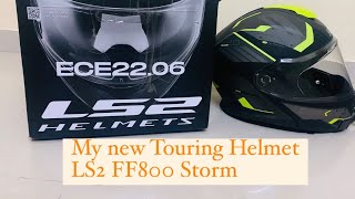 New Touring Helmet LS2 FF800 Storm  Best Helmet for Long Rides [upl. by Nylirrehs876]