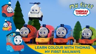 Thomas amp Friends Bahasa Indonesia  Belajar mengenal warna bersama My First Railways Thomas [upl. by Arreic]