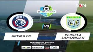 Highlights Arema FC vs Persela Lamongan 20 Gojek Traveloka Liga 1 [upl. by Ettolrahs]