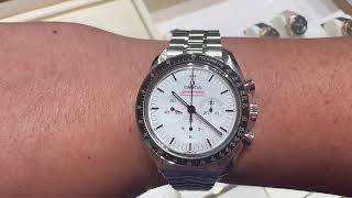 Hands on with the Omega Speedmaster White Dial Heres what no one else is talking about [upl. by Negeam128]