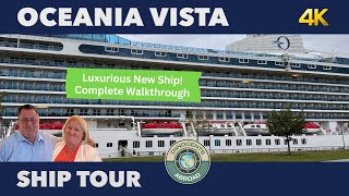 Oceania Vista Ship Tour  Full Walkthrough  Oceania Cruises [upl. by Neelac]