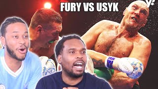 NEW HEAVYWEIGHT CHAMPION Oleksandr Usyk vs Tyson Fury Fight Reaction [upl. by Enowtna]