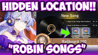 HIDDEN LOCATION ROBIN SONGS Music Honkai Star Rail HSR  Robin THEME OST Phonograph Disk Locations [upl. by Eppesuig]