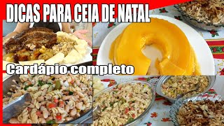 CEIA DE NATAL COMIDA DE FIM DE ANO  RECEITAS DA ROSA [upl. by Nagoh594]