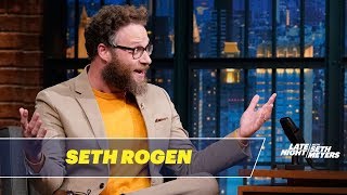 Seth Rogen Had a Wardrobe Malfunction at the Golden Globes [upl. by Weiser117]