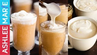 Four Butterbeer recipes  Cold Butterbeer Frozen Butterbeer Hot Butterbeer and Butterbear floats [upl. by Ebsen287]