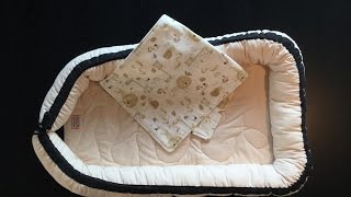 How to sew a baby nest  step by step tutorial to make your own dockatot [upl. by Alodi]