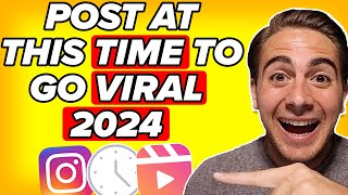 The BEST Times To Post Instagram Reels To Go VIRAL FAST works for small accounts [upl. by Martens224]