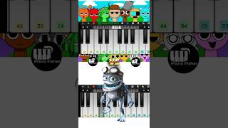 Fun Time Incredibox Sprunki Vs Crazy Frog  Easy Piano Tune shorts [upl. by Eelame487]