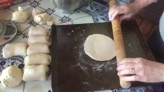 How to roll and shape a Texas kolache klobasnek or klobasniki [upl. by Ribble]