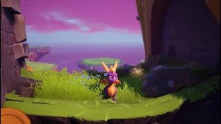 Spyro Reignited Trilogy Lofty Castle Hidden Stump Skill Point [upl. by Idroj926]