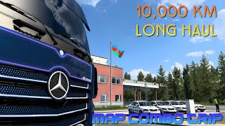 10000 KM Long Haul on latest Map Combo  ETS2 150 [upl. by Wolfe]