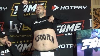 BONUS BGC SHOW ĹAZARSKI GLADIATOR POZAMIATAĹ NA KONFERENCJI PRASOWEJ PRZED FAME MMA 2 [upl. by Neibart]