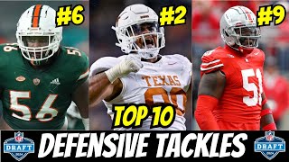 Top 10 DTs in the 2024 NFL Draft [upl. by Enyallij]