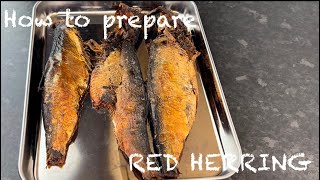 HOW TO DEBONE AND PREPARE RED HERRING FOR COOKING  JAMAICAN STYLE [upl. by Gardia249]