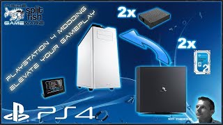 Sony Playstation 4 Umbau  Modding  in PC Gehäuse [upl. by Tneicniv]