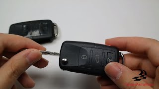 HOW TO Complete Volkswagen Key Fob Shell Replacement Tutorial 19982009 [upl. by Chas]