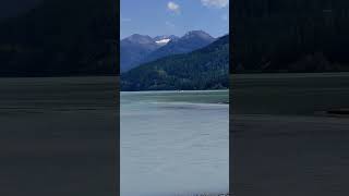 Beautiful Nature🌊Green Lake in Whistler bc😍lakeview jezioro góry natura nature travel shorts [upl. by Pulchia]