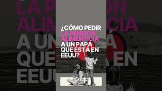 Guía para pedir pensión alimenticia desde México para un niño con padre en EEUU [upl. by Leirrad]