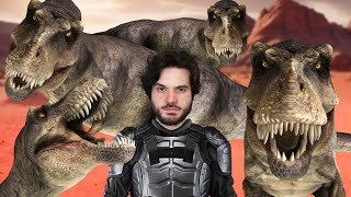 EU TENHO UM EXÉRCITO DE TIRANOSSAUROS REX NO ARK [upl. by Saraann]