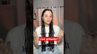 🤔 Deixando meu cabelo ondulado secar SEM FINALIZAÇÃO Liso armado cabeloondulado [upl. by Alesandrini156]