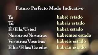 ESTAR  Futuro Perfecto de Indicativo  Conjugación de Verbos en español [upl. by Benioff]