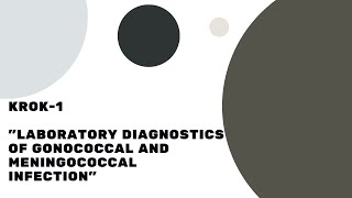 KROK1  Microbiology Virology and Immunology  Gonococcal and Meningococcal Infection [upl. by Ardnekan19]