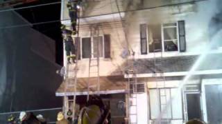 Girardville multiple alarm fire with ff rescue  2232011 [upl. by Ayatnahs257]